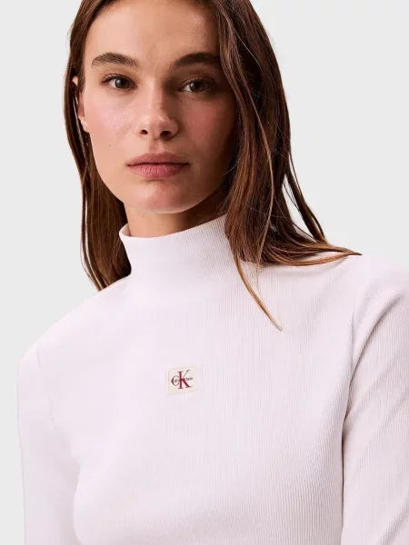 Водолазка Calvin Klein Jeans біла