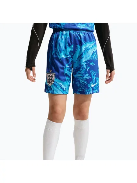 Gyerek futball rövidnadrág Nike England Stadium Goalkeeper astronomy blue/black/white. Méret: XL fehér