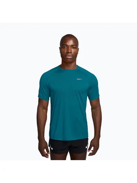 Koszulka do biegania Nike Stride ADV bright spruce niebieska