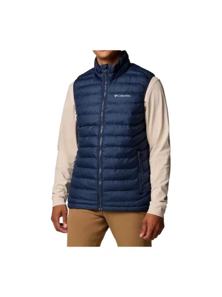 Bezrękawnik Columbia Powder Lite II colleglate navy niebieska