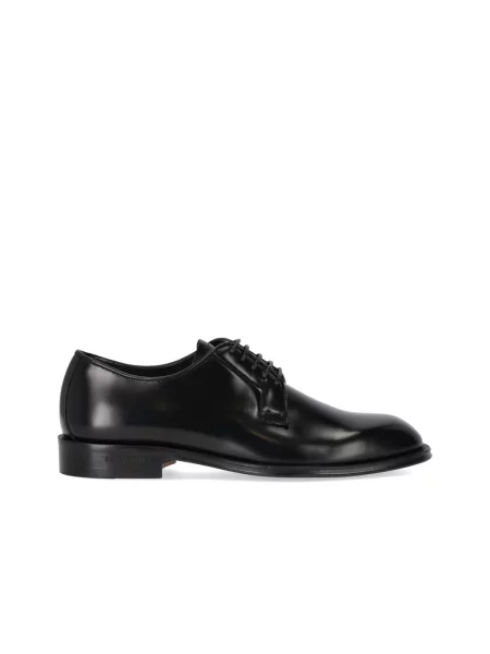 Derby Dsquared2 skórzany klasyczny czarny