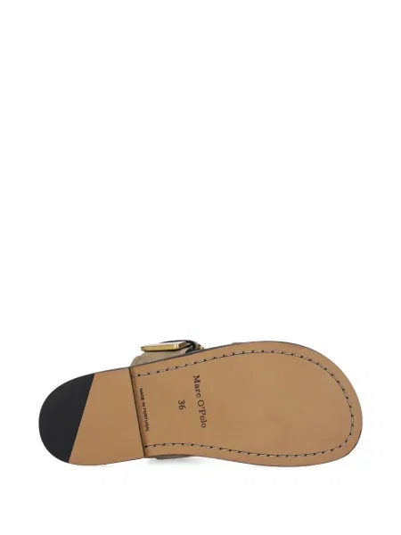 Sandale Marc O'polo din piele de căprioară cu cataramă maro