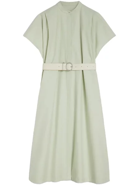 Opasan midi haljina Jil Sander zelena