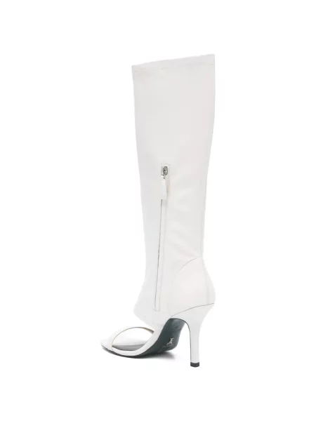 Sandale Patrizia Pepe din piele alb