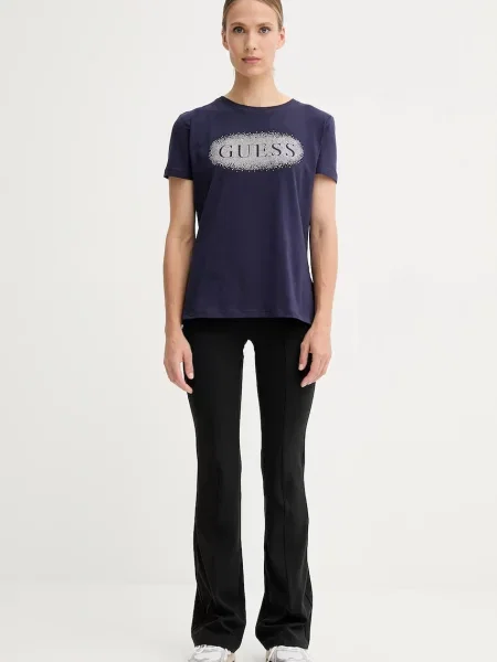 Guess t-shirt INGRID granatowy