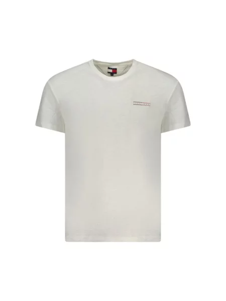 Koszulka Tommy Jeans z nadrukiem biała