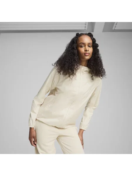 Wiatrówka o standardowym kroju Essentials beżowa