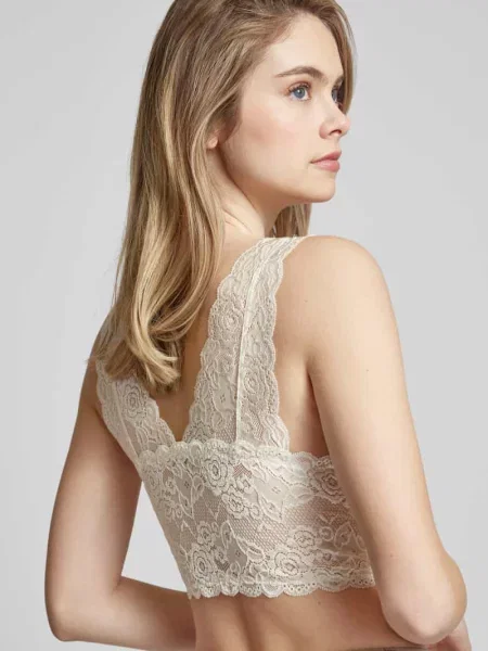 Top Only koronkowy biały