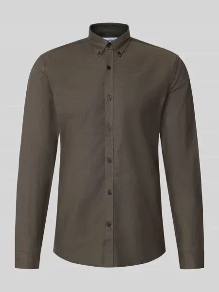 Koszula casualowa o kroju regular fit z mieszanki bawełny model Oxford' Lindbergh
