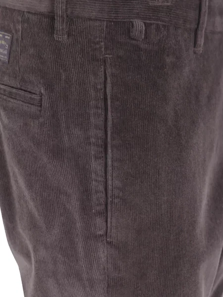 Pantaloni Incotex de catifea cord maro