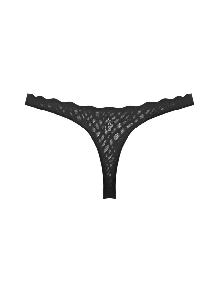 SLOGGI Tanga ZERO Feel Bliss gri deschis negru