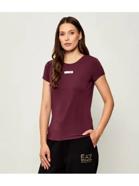 Emporio Armani Tricou Vișiniu bordo