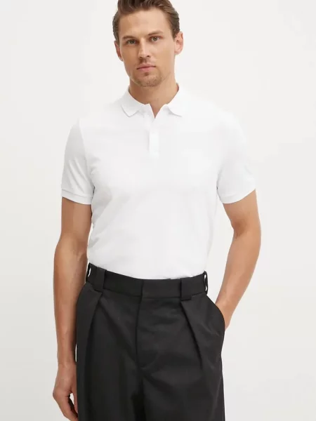 Тениска с яка Marc O'Polo бяло