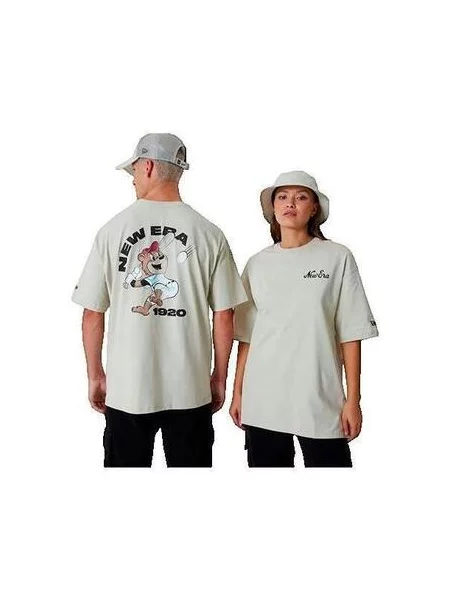 Tricou New Era bej