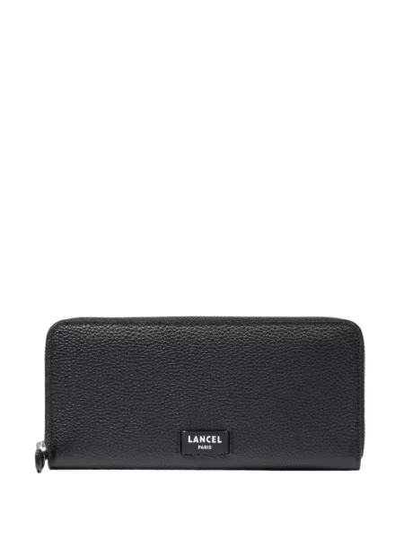 Кожено портмоне Lancel черно