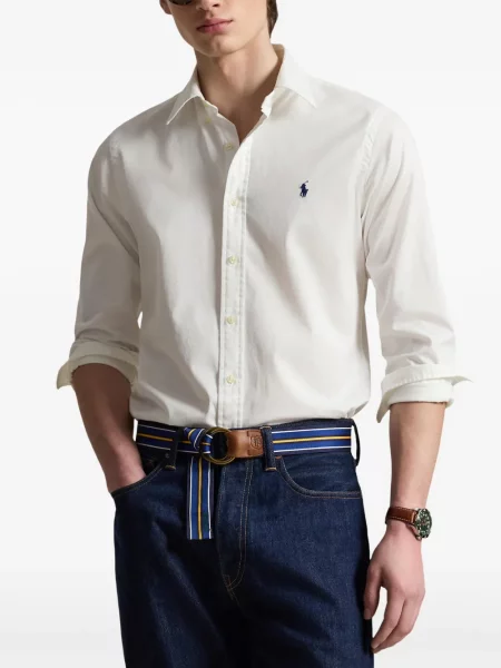 Czapka z daszkiem Polo Ralph Lauren w kratkę z twillu biznesowa niebieska