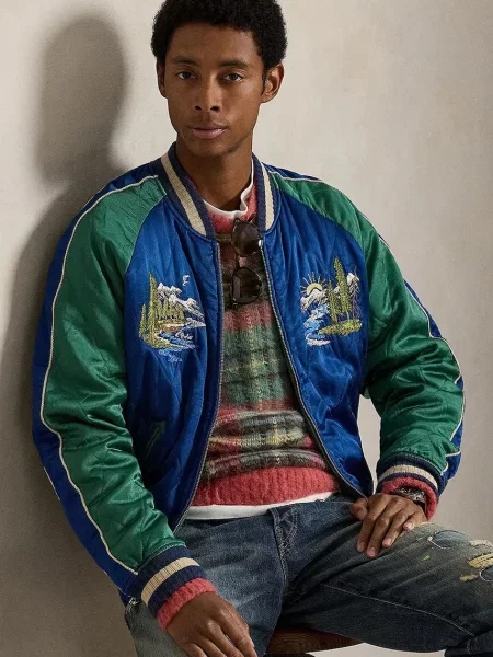 Polo Ralph Lauren geacă bomber TAKIHYO SATIN.SVNR de tranziție