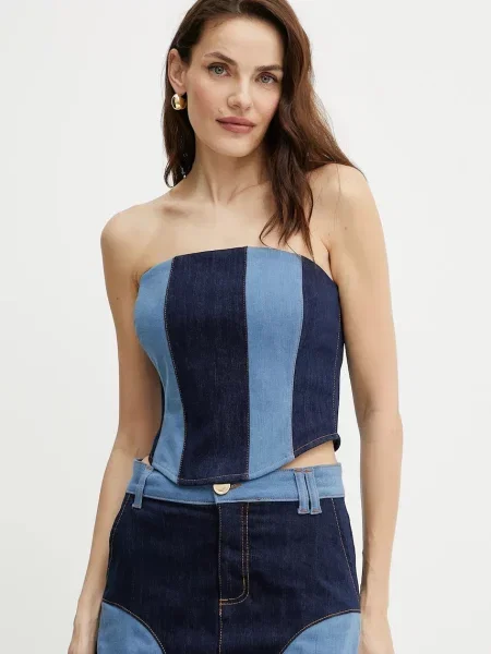 Bluzka Fracomina niebieska