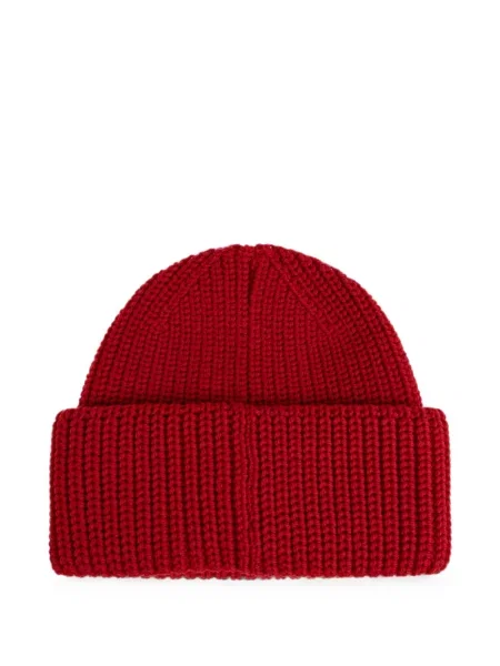 Căciulă Dsquared2 tricotate cu autograf roșu