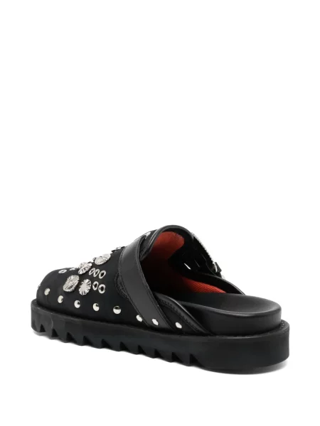 Papuci tip mules Toga negru