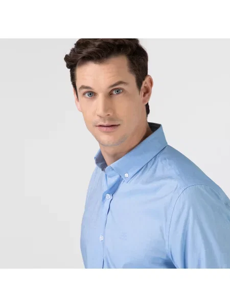 Рубашка Lacoste синяя