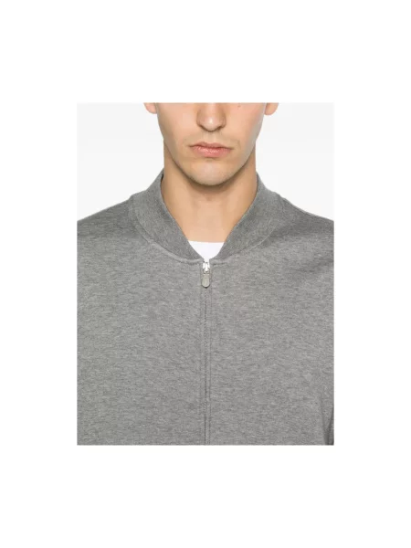 Bluza rozpinana Brunello Cucinelli szara