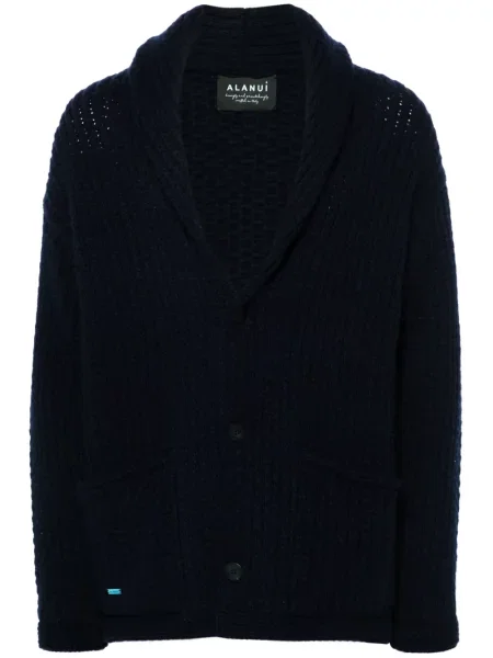 Cardigan Alanui tricotate albastru