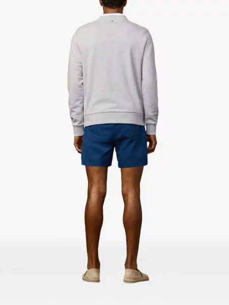 Pulover Hackett London cu decolteu rotund gri