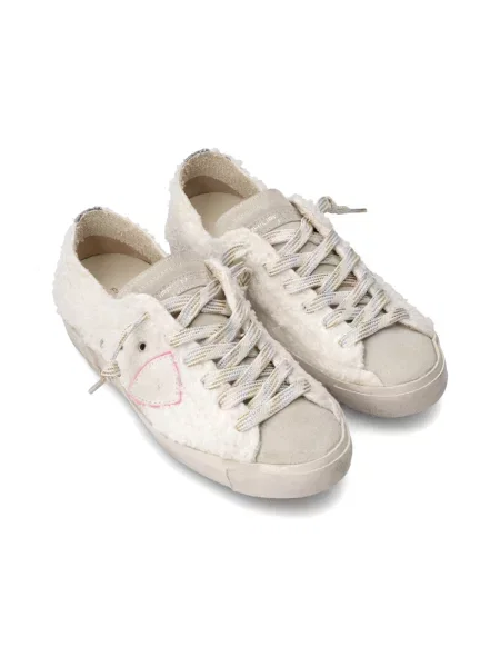 Buty do tenisa Philippe Model zamszowe do tenisa białe
