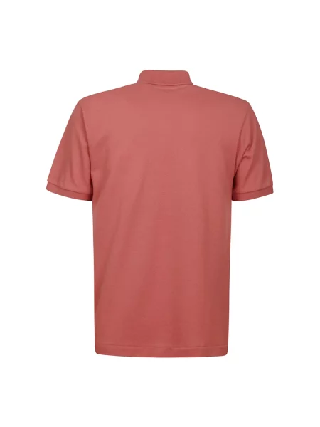 Koszulka polo Lacoste z krótkim rękawem różowa