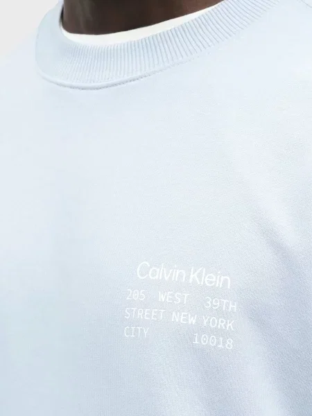 Світшот Calvin Klein Jeans блакитний