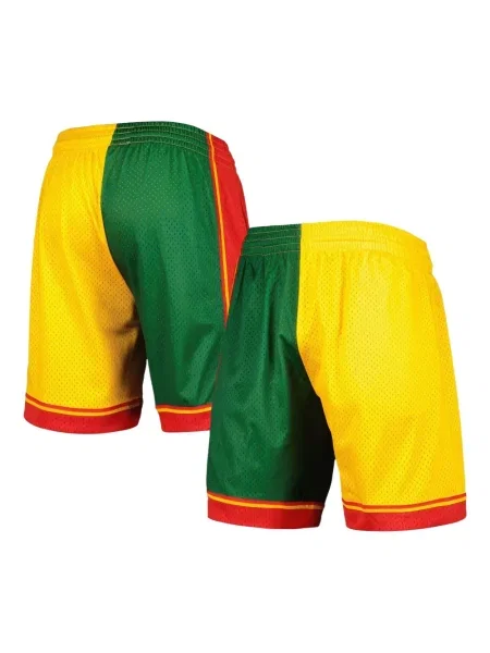 Pantaloni scurți Mitchell & Ness verde