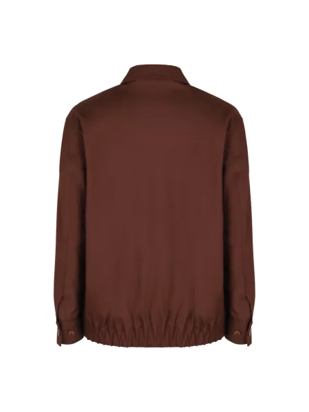 Kurtka bomber Gucci wełniany brązowy