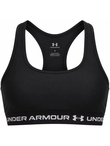 Športová podprsenka Under Armour Crossback Mid ultimate black/white čierna