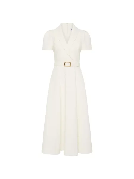 Scurt rochie midi Rebecca Vallance alb
