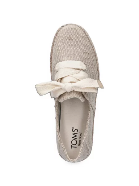 Espadrile Toms cu șireturi din dantelă