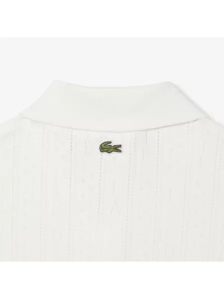 Lacoste Organiczna Koszulka Polo Slim Fit biała