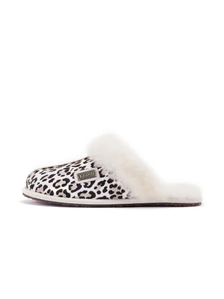 Australia Luxe Collective Pantofle hnědá / černá bílá