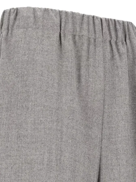 Pantaloni Dusan de flanelă gri