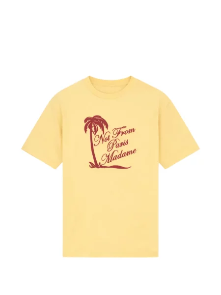Tricou Drole De Monsieur cu imagine galben