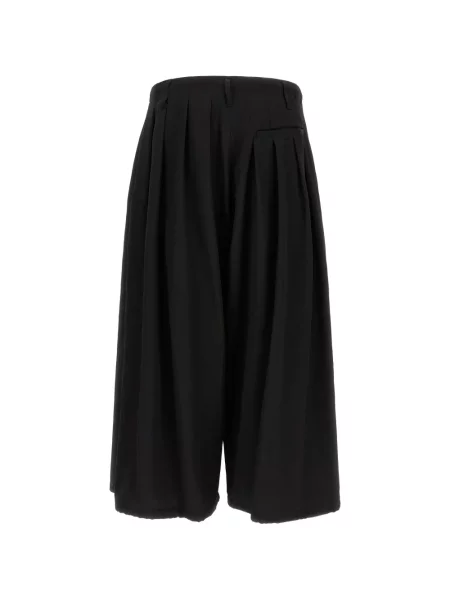 Vilnonės kelnės Yohji Yamamoto juoda