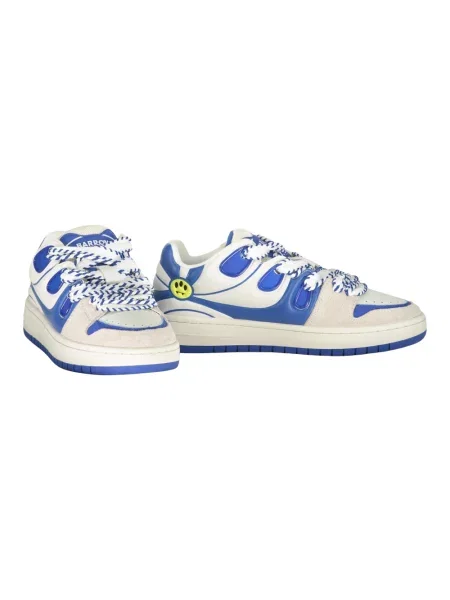 Sneakersy Barrow skórzane niebieskie
