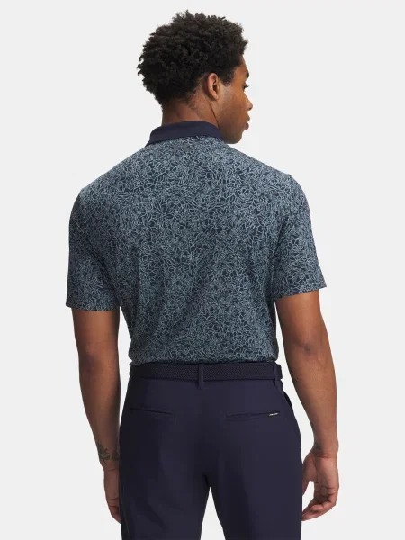 Polo Under Armour cu imagine albastru