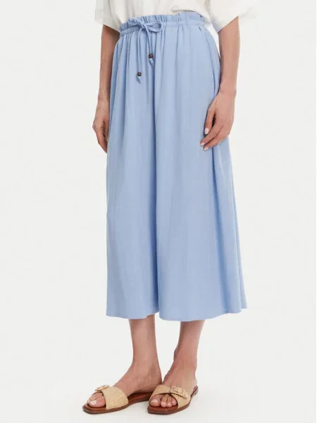 ONLY Spódnica midi Solvi Błękitny niebieska