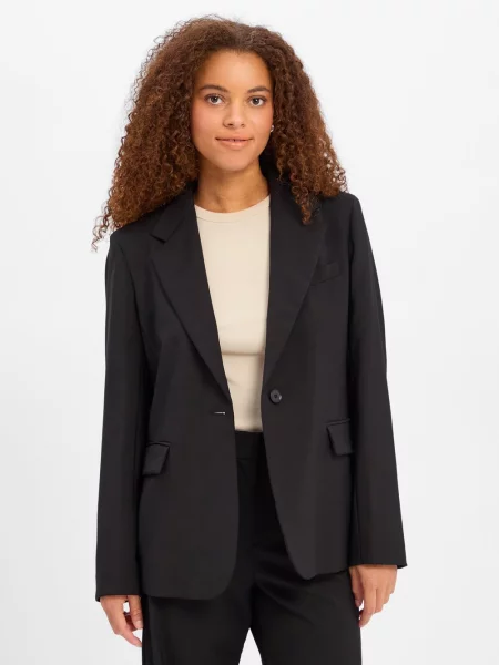 Weekend Max Mara Marynarka Lamine czarny