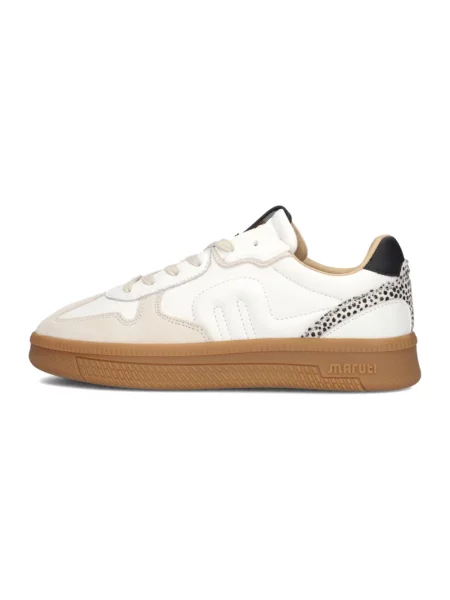 Sneakersy Maruti zamszowe białe