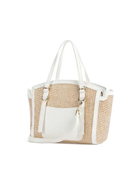 Crossbody kabelka Valentino béžová