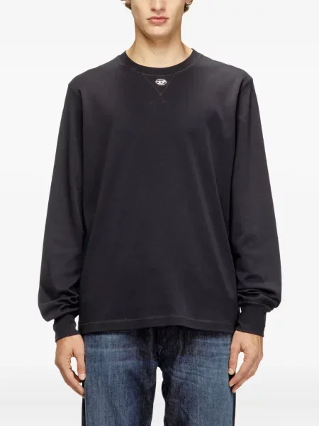 Tricou mânecă lungă Diesel negru
