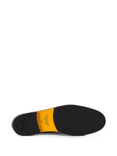 Pantofi loafer Doucal's din piele de căprioară gri