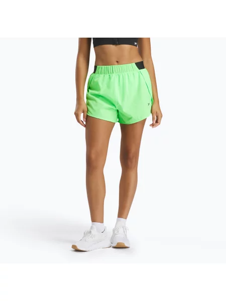 Pantaloni scurți de antrenament pentru femei Reebok Speed solar lime